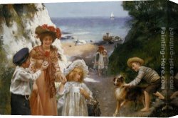 Busy Canvas Paintings - Busy Idleness by Isaac Snowman