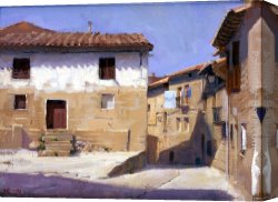 La Varenne De St. Hilaire Canvas Paintings - Calle des Hornes by Jacob Collins