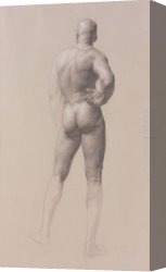 Figure Classic Canvas Paintings - Male Figure by Jacob Collins
