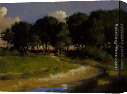 Jacob Canvas Paintings - Nantucket Pines by Jacob Collins
