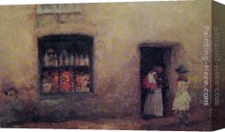 Sweet Canvas Paintings - An Orange note  the Sweet-shop by James Abbott McNeill Whistler