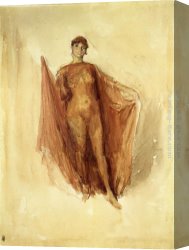 Dancing Canvas Paintings - Dancing Girl by James Abbott McNeill Whistler
