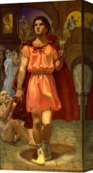 God Speed Canvas Paintings - One Of Their Gods by James Childs