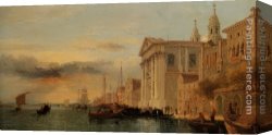 Santa Maria Della Salute Canvas Paintings - The Church of Santa Maria del Rosario The Gesuati Venice by James Holland