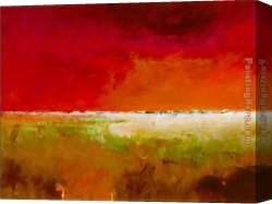 Jan Miense Molenaer Canvas Paintings - Incredibly Red by Jan Groenhart