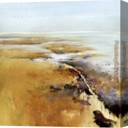 Jan Miense Molenaer Canvas Paintings - Remembering Terschelling by Jan Groenhart