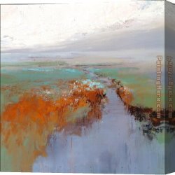 Jan Miense Molenaer Canvas Paintings - Silver Light by Jan Groenhart