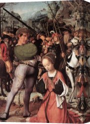 Martyrdom Canvas Paintings - The Martyrdom of St Catherine by Jan Provost