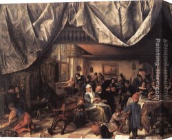 The Men That Man The Life Boat Canvas Paintings - The Life of Man by Jan Steen