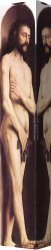 Altarpiece Canvas Paintings - The Ghent Altarpiece Adam by Jan van Eyck