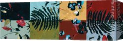 Leaves Canvas Paintings - Flowers & Leaves II by Jaquiel