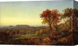 Jasper Canvas Paintings - Mounts Adam and Eve 1872 by Jasper Francis Cropsey