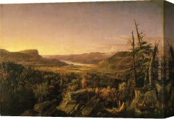 Jasper Canvas Paintings - View of Greenwood Lake, New Jersey by Jasper Francis Cropsey