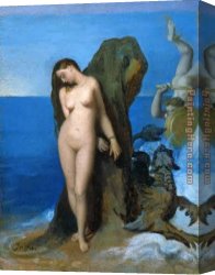 Jean-honore Fragonard Canvas Paintings - Perseus and Andromeda by Jean Auguste Dominique Ingres