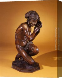 Carpeaux Canvas Paintings - The Neapolitan Fisherboy by Jean-Baptiste Carpeaux