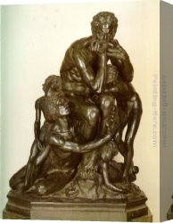 Jean-baptiste Canvas Paintings - Ugolino and his Sons by Jean-Baptiste Carpeaux