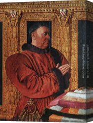 Portrait of Sra. Dona Elena Flores De Carrillo Canvas Paintings - Portrait of Guillaume Jouvenel des Ursins by Jean Fouquet