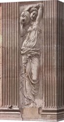 Goujon Canvas Paintings - Nymph by Jean Goujon