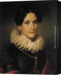 Johann Canvas Paintings - Maria Angelica Richter von Binnenthal by Johann Peter Krafft