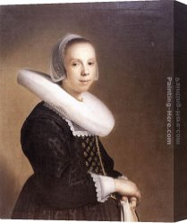 Cornelisz Canvas Paintings - Portrait of a Bride by Johannes Cornelisz. Verspronck