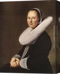 Cornelisz Canvas Paintings - Portrait of a Woman by Johannes Cornelisz. Verspronck