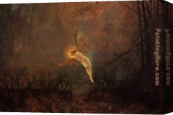 John Atkinson Grimshaw Canvas Paintings - Midsummer Night by John Atkinson Grimshaw