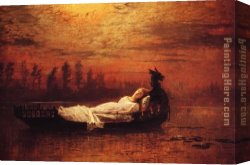 John Atkinson Grimshaw Canvas Paintings - The Lady of Shalott by John Atkinson Grimshaw