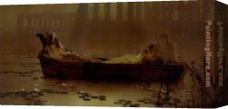 John Atkinson Grimshaw Canvas Paintings - The lotus gatherers by John Atkinson Grimshaw