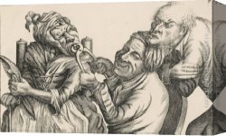 Pulling a Tooth Canvas Paintings - Drawing a Tooth with the Help of Pincers by John Collier