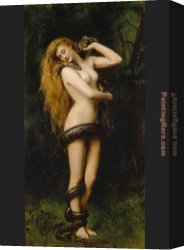 John Canvas Paintings - Lilith by John Collier