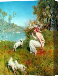 Spirit of Spring Canvas Paintings - Spring by John Collier