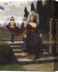 Lady Canvas Paintings - The Grand Lady by John Collier