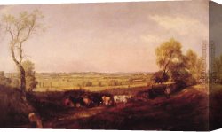 Constable Canvas Paintings - Dedham Vale Morning by John Constable