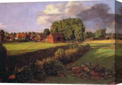 Constable Canvas Paintings - Golding Constable's Flower Garden by John Constable