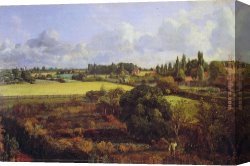 Constable Canvas Paintings - Golding Constable's Kitchen Garden by John Constable