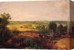 Constable Canvas Paintings - View of Dedham by John Constable