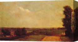 Constable Canvas Paintings - View Towards Dedham by John Constable