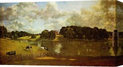 Constable Canvas Paintings - Wivenhoe Park Essex by John Constable