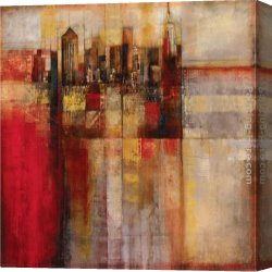 John Canvas Paintings - Plaid City by John Douglas