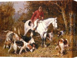 John Emms Canvas Paintings - Gone To Earth by John Emms