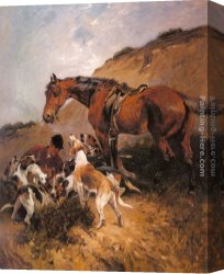 Gone to Ground Canvas Paintings - Gone To Ground by John Emms