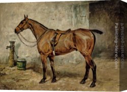 John Emms Canvas Paintings - Mallow by John Emms