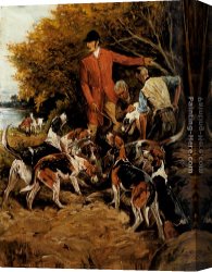 John Emms Canvas Paintings - On the Scent by John Emms