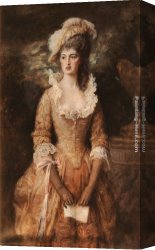 Everett's Canvas Paintings - Clarissa by John Everett Millais
