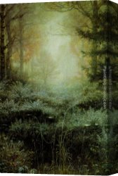 Everett's Canvas Paintings - Dew-Drenched Furze by John Everett Millais