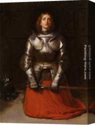 Joan Miro Canvas Paintings - Joan of Arc by John Everett Millais