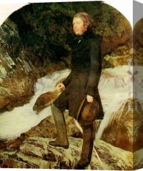Everett's Canvas Paintings - John Ruskin by John Everett Millais