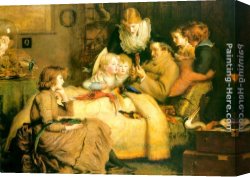 Passion Canvas Paintings - Ruling Passion by John Everett Millais