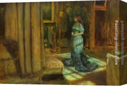 Everett's Canvas Paintings - The Eve of St. Agnes by John Everett Millais
