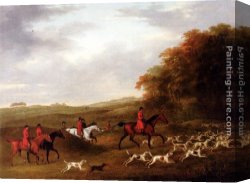 Setting Canvas Paintings - Setting Out by John Nost Sartorius